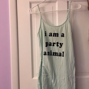 party animal tank top